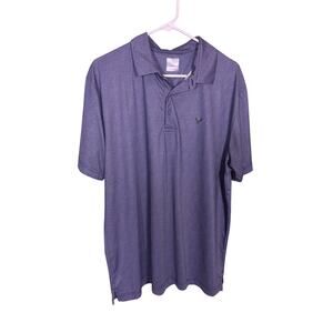 Callaway Opti-Dri Golf Polo Men’s Large Blue Patterned Lightweight Athletic NWOT